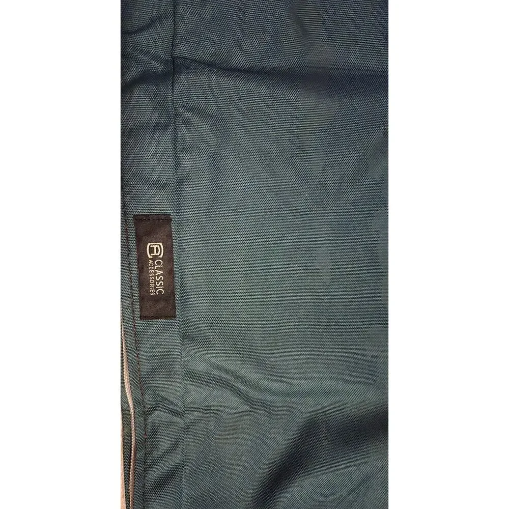 Classic Accessories Ravenna Patio Seat Cushion Cover Mallard Green 21x19x3 Trad